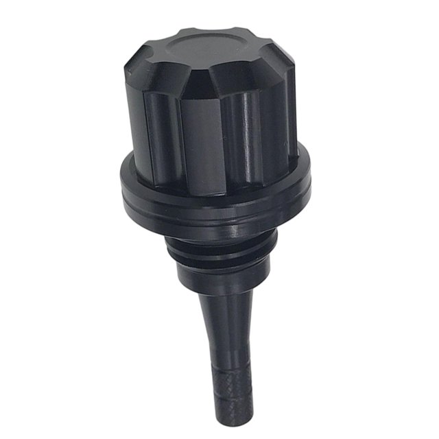 La motocicleta de enchufe de tapa de la varilla de mipstick de aceite de motor reemplaza fácilmente al alto rendimiento negro