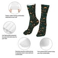 thumbnail image 3 of Cauagu Deers In The Forest Pattern Fun Novelty Crew Socks,Casual Athletic Socks Neutral Socks Cozy Crew Socks Christmas Gift, 3 of 7