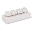 thumbnail image 4 of Teclado numérico programable de 4 teclas compatible con NKRO, interruptor rojo, Ctrl, CV, Enter, miniteclado mecánico para juegos, oficina, medios, blanco, 4 of 5