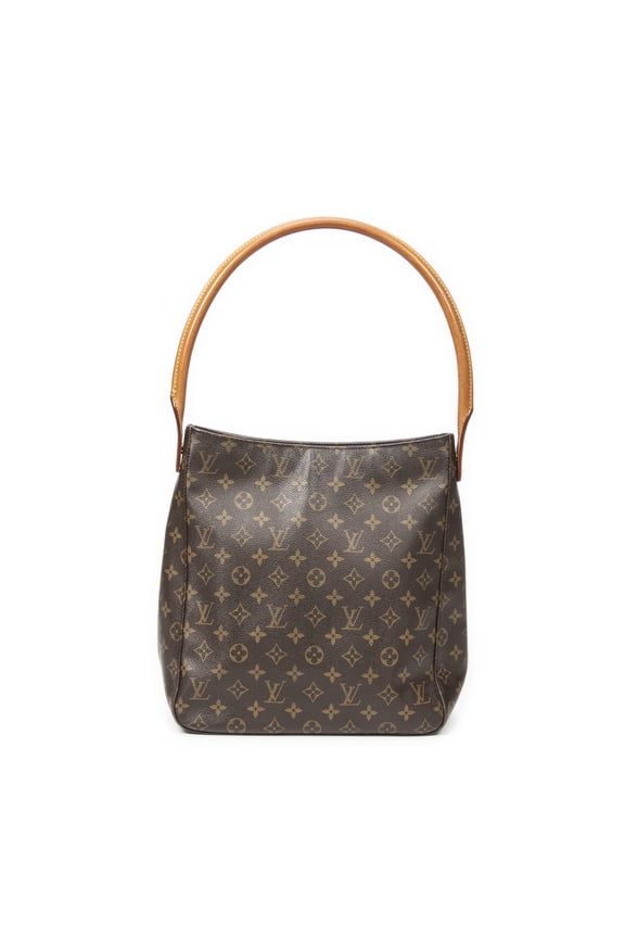 Pre-Owned Louis Vuitton Brown Looping GM Shoulder Bag Monogram Canvas