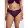 thumbnail image 3 of Joyspun Women's Shine Micro Hi-Cut Bikini Panties, 3-Pack, Sizes XS-XXXL, 3 of 8