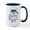 White/Navy Inside, variant on CafePress - Betty Custom Baking Mugs - 15 oz Ceramic Large White Novelty Mug