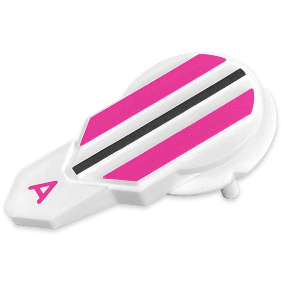 Marcador de bola de golf Alignment Ball Mark con guía de alineación giratoria 360° en rosa