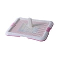 thumbnail image 1 of Inodoro para Perros Sunnimix Orinal Entrenador con Bandeja de Arena Rosa, 1 of 8