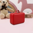 thumbnail image 4 of OUNONA 1 Ensemble Mini Bagage Rouge Cadeau de Fête pour Rangement Organisation et Voyage, 4 of 8