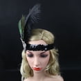 thumbnail image 3 of Diadema de plumas, accesorio para disfraces, diadema para fiestas, 3 of 9