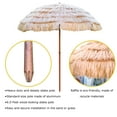 thumbnail image 6 of Backyard X-Scapes Tan Tiki Thatch Patio Umbrella for Outdoors 6.5' D, 6 of 6