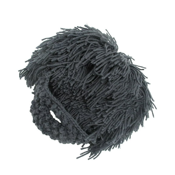 OATIPHO 1Pc Grey Trapper Hat with Extra Thick Cotton Lining for Winter Warmth