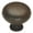 Blacks, variant on Hickory Hardware Oxford Antique Collection Knob, 1-1/4" Dia. - Windover Antique