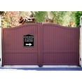 thumbnail image 2 of Please Deliver All Packages To SideDoor RightArrow BLACK Aluminum Composite Sign, 8.5"x10", 2 of 5