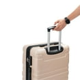 thumbnail image 3 of Luggage Suitcase Sets Expandable ABS Durable Suitcase Sets 4 Spinner Wheels TSA Lock 3pcs Clearance Luggage Set 20''24''28'' Orange, 3 of 10