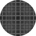 thumbnail image 1 of Ahgly Company Indoor Round Patterned Smokey Gray Area Rugs, 6' Round, 1 of 6