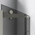 thumbnail image 3 of DreamLine Sapphire 56-60 in. W x 76 in. H Semi-Frameless Bypass Shower Door in Brushed Nickel and Gray Glass, 3 of 9