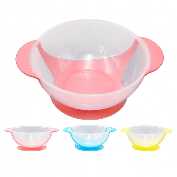 ACDANC Baby Bowls with Suction Cup for Toddlers-Toddler Bowls Baby Feeding with Baby Utensils Baby Anti Slip Food Bowl Feeder Learning Feeding Tableware