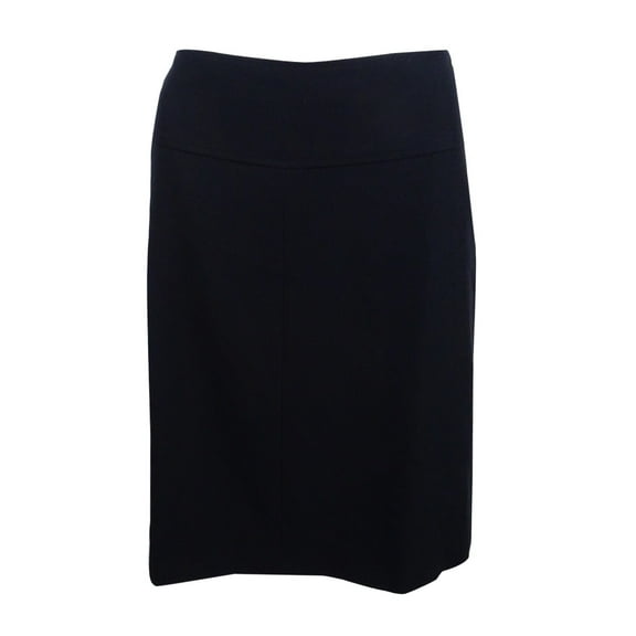 Tommy Hilfiger Women's Solid A-Line Skirt 12, Black