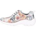 thumbnail image 3 of Women's Nurse Mates Velocity Sneaker White Flower Leather 8.5 W, 3 of 6