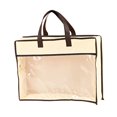 thumbnail image 4 of Bolsa protectora para bolso, funda antipolvo, tela no tejida, transparente, práctica y portátil. 65x45x15cm, 4 of 9