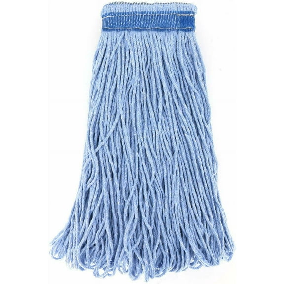 24 oz Cotton Heavy Duty Loop-End String Swinger Mop Head Replacement Easy Wring