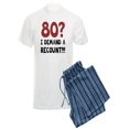 thumbnail image 1 of CafePress - 80Th Birthday Gag Gift - Men's Light Pajamas, 1 of 1