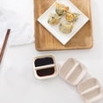 thumbnail image 4 of TIMIFIS Message Center Wheats Straw Seasoning Household Seasoning Dip Small with Compartments Kitchen Gadgets, 4 of 6