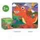thumbnail image 2 of Easy Wooden Jigsaw Puzzles for Kids Age 4-8 Years Old, Animals Toddler Puzzles Party Favors Portable Travel Puzzles 24 Pieces Per Puzzle, 2 of 3