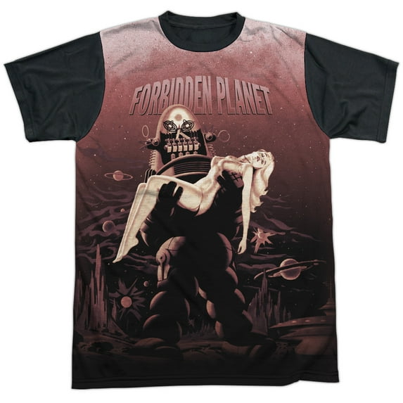 Forbidden Planet Poster Unisex Adult Halloween Costume Sublimated T Shirt