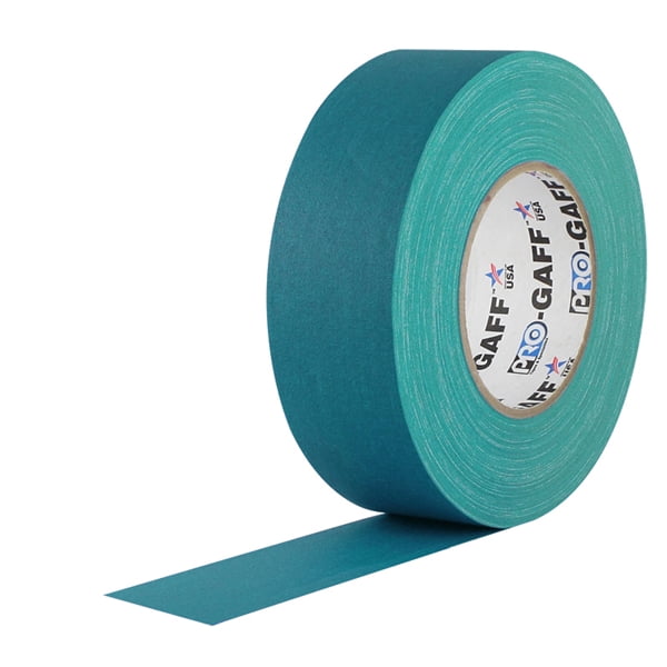 Pro Gaff Gaffers Tape 1 and 2 inch widths, 17 colors available, 2 inch, Teal