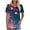 2, variant on Women Tops Dressy Casual Short Sleeve Printed Blouses Lightweight Summer Shirt Graphic Tshirts Shirts Women Plus Size Tops