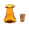 thumbnail image 2 of 10Pc Triángulo Colorido Transparente Corcho Deseando Botella Nota Botella Collar DIY marrón Zulema Deseando colgante de botella, 2 of 7