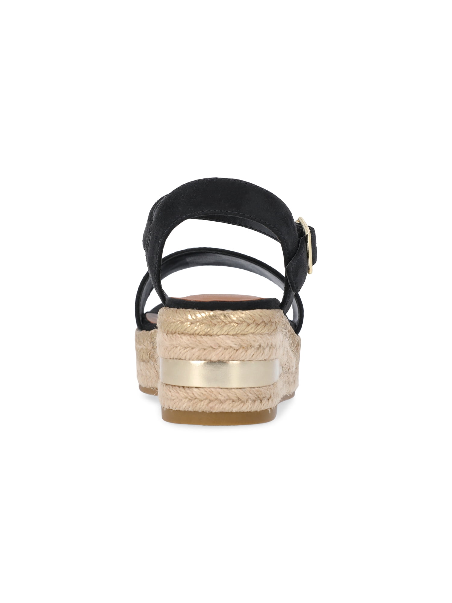 Wonder Nation Girls Buckle Texture Wedges