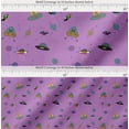 thumbnail image 2 of Soimoi Cotton Cambric Fabric Planet,Animal & Spaceship Cartoon Fabric Prints by Yard 42 Inch Wide, 2 of 7