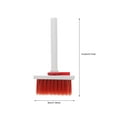 thumbnail image 2 of OUNONA Desktop Cleaning Brush Cleaner Dust Removal Plastic Red 1Set for Coffee Grinder, 2 of 8