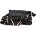 thumbnail image 3 of AJ Tack 1200D Waterproof Turnout Horse Blanket with Hood - Black 72" Small, 3 of 5