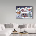 thumbnail image 3 of Trademark Fine Art 'Santa Reindeer Christmas Eve' Canvas Art by Cheryl Bartley, 3 of 3