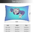 thumbnail image 4 of Devil Cuphead Mugman Pillowcase Cushion Pillow Covers With Hidden Zipper Pillow Case Decor For Bed Dorm Sofa Couch Car 20"x30", 4 of 8