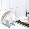 thumbnail image 5 of Wooden Dish Drainer Rack Kitchen Dishes Stand Plate Dish Drying Rack Pot Lid Racks Kitchen Organizer Drying Cups Display Shelf, 5 of 7