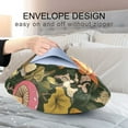 thumbnail image 4 of Yayeee Pillowcase Standard Size Set of 2 Satin Wrinkle Resistant Pillow Case, Colorful Mushroom, 4 of 7