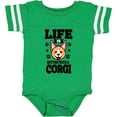 thumbnail image 3 of Inktastic Life is Better with a Corgi Boys or Girls Baby Bodysuit, 3 of 5