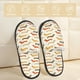 thumbnail image 2 of Balery Dachshund Pantuflas de Casa de Felpa Silenciosas con Diseño Estampado, Zapatillas Cómodas Antideslizantes de Algodón para Interior-Large, 2 of 8