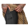 thumbnail image 4 of Yuarrent Pantalones deportivos de verano con bolsillo para teléfono, pantalones cortos de entrenamiento, atletas de secado rápido, entrenamiento Uniforme atlético Caqui XXL Yuarrent OD028532-06, 4 of 6