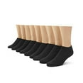 thumbnail image 2 of No Nonsense Men's Cushioned No Show Socks, Black - 9 Pair Pack, 6-12, 2 of 2