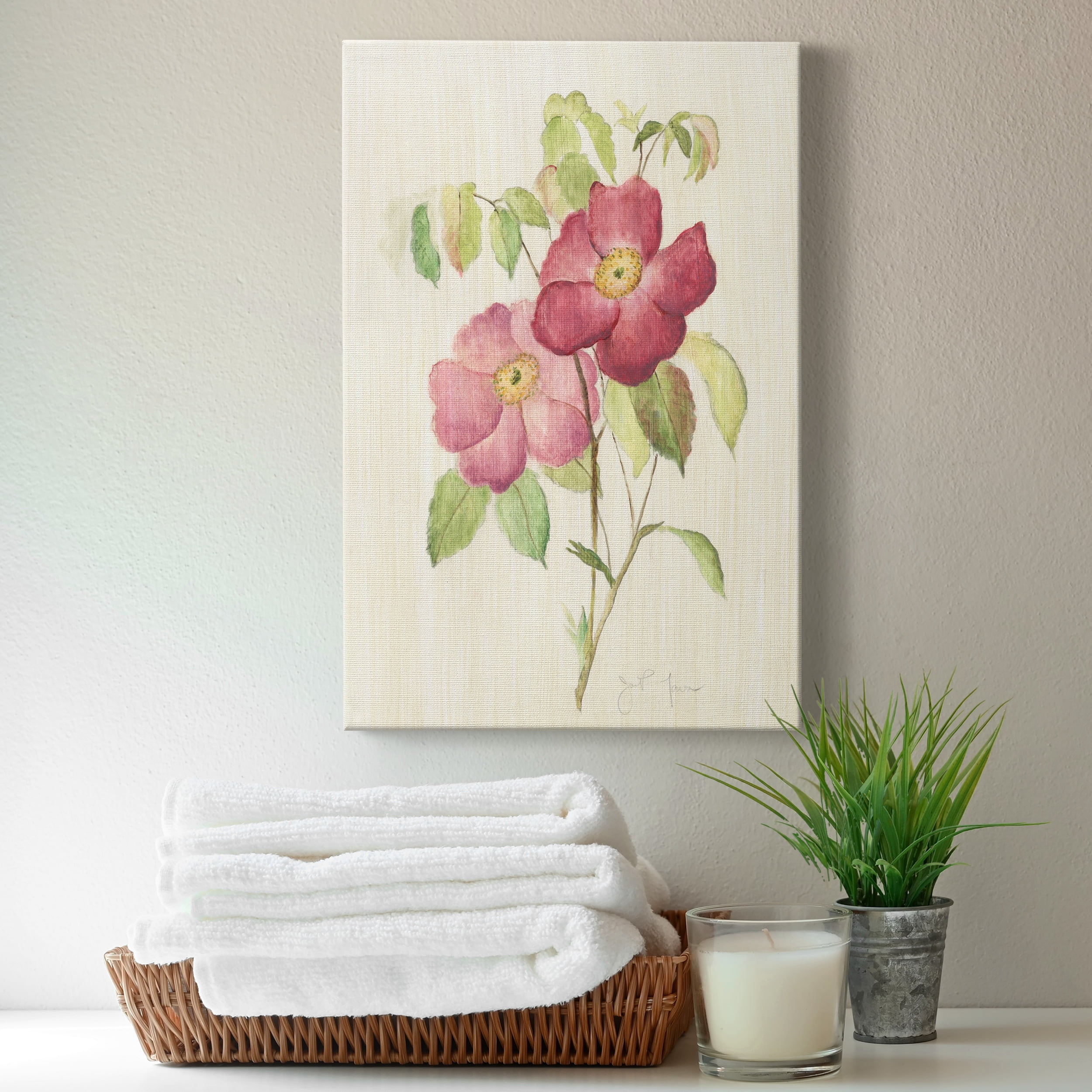 Dusty Rose II Premium Gallery Wrapped Canvas - Ready to Hang - 40 x 60
