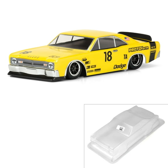 PROTOform 1967 Dodge Dart Clear Body PRM157930 Car/Truck  Bodies wings & Decals