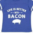 thumbnail image 4 of Inktastic Life's Better with Bacon Boys or Girls Toddler T-Shirt, 4 of 5