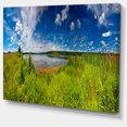 thumbnail image 2 of Ideal Summer Meadow Panorama - Landscape Canvas Art Print, 2 of 4