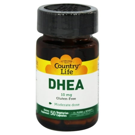 Country Life - DHEA déhydroépiandrostérone 10 mg. - 50 Vegetarian Capsules Formerly par Biochem