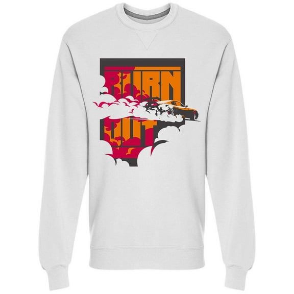 Durn Out, Dirft Car Sweatshirt Men -Image by Shutterstock, Male XX-Large