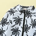 thumbnail image 5 of Icvfdpl Toddler Summer Long Sleeve Boys Cartoon Tree Prints Surfing Swimwear Swimsuit Beach Fashion Trendy Child Vacation Wear, 5 of 6
