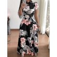 thumbnail image 1 of Vêtements pour Femmes Printemps/été Imprimé Fleur Manches Courtes, 1 of 5