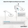 thumbnail image 4 of gotonovo Antique Brass Shower System 8 Inch Rainfall Shower Head Handheld Spray Double Cross Handle Bathroom Shower Faucet Wall Mount, 4 of 9